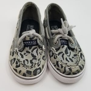 Sperry Top-Sider Biscayne 1-eye Leopard Gray Black